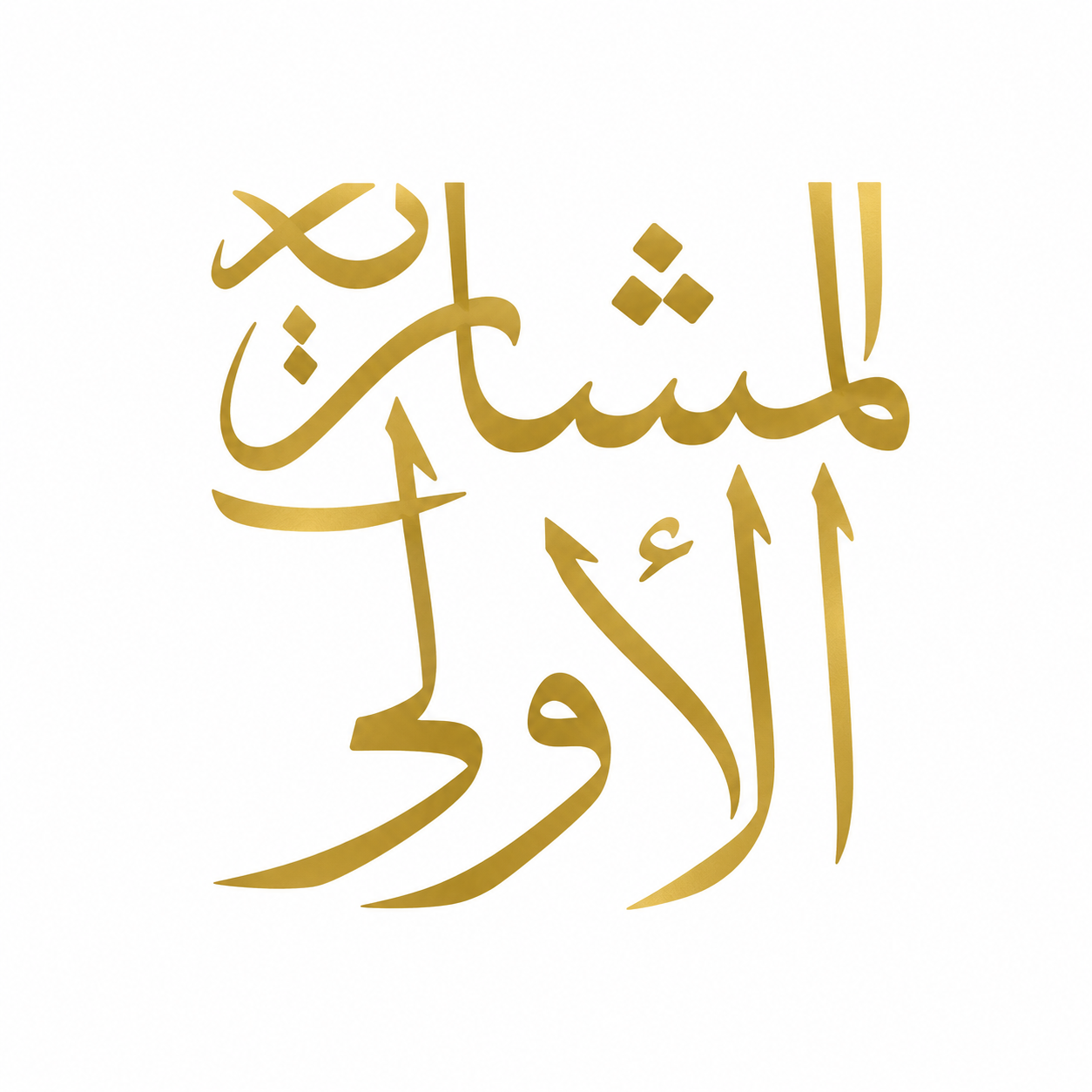 المشاريع الأولي