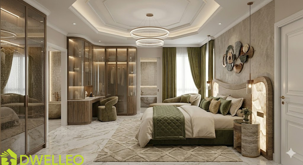 تصميم عصري يعزز الخصوصية العائلية مع غرف ماستر ومداخل مزدوجة